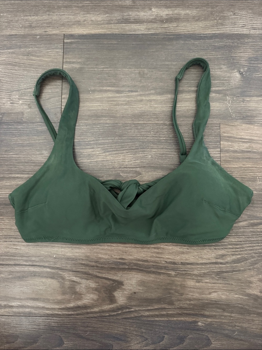 aerie Dark Green swim top